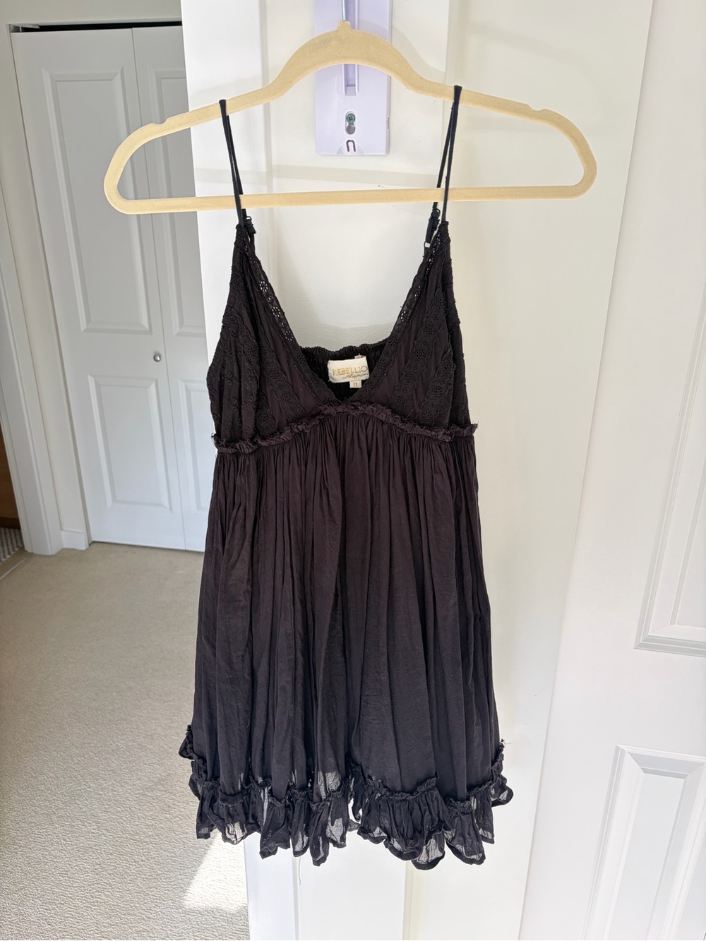 Black Spaghetti Strap Dress